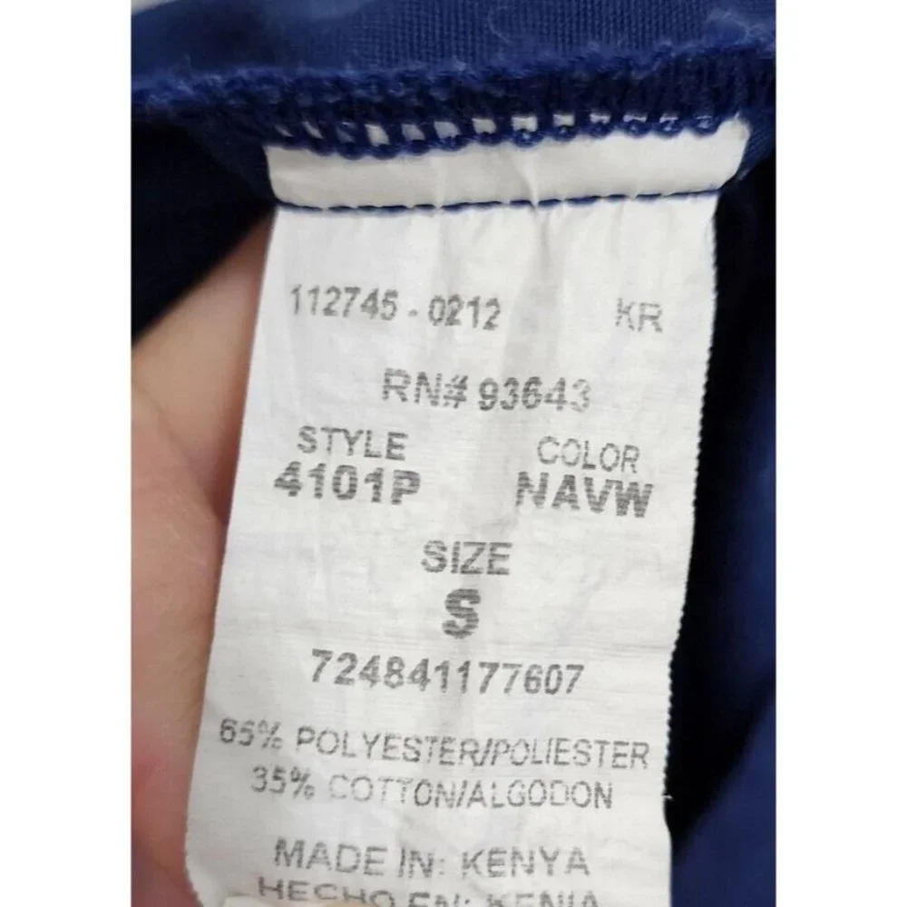 x2 Cherokee Workwear Pull On Scrub Pants Style‎ 4101P Solid Navy Blue Size Small